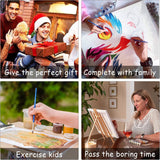 Zariocy Paint by Numbers Kits for Adults - Hummingbird DIY Oil Paintings Canvas Acrylic Paint Set - Animal Paint by Numbers Kit for Beginners and Ideal for Home Decor 16x20 inch Zariocy