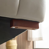 Luxury Power Reclining Motion Sectional Sofa, Oversized Living Room Convertible Sofa&Couch Leather Upholstered Padded Armrests Tufted Couch W/Wide Chaise Daybed,USB Ports and Adjustable Headrests FANYE