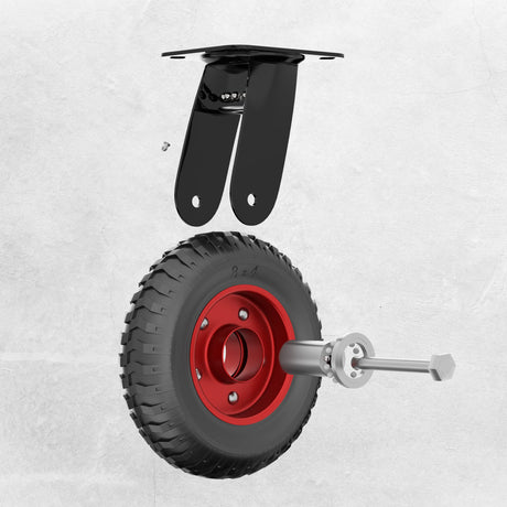 Cart Wheels, Wheels for Cart, 8 Inch Caster Wheels, Rubber Caster Wheels, Heavy Duty Wheels, Swivel Caster Wheels, Outdoor Caster Wheels, Large Caster Wheels, Off Road Casters, All Terrain, for Dolly Houseables