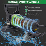 SDRTOP 800W Electric Wet Stone Polisher 4'' Variable Speed Grinder Buffing Machine, Countertop Concrete Polisher with 7PCS Diamond Polishing Pads for Granite, Tile, Cement Floor SDRTOP