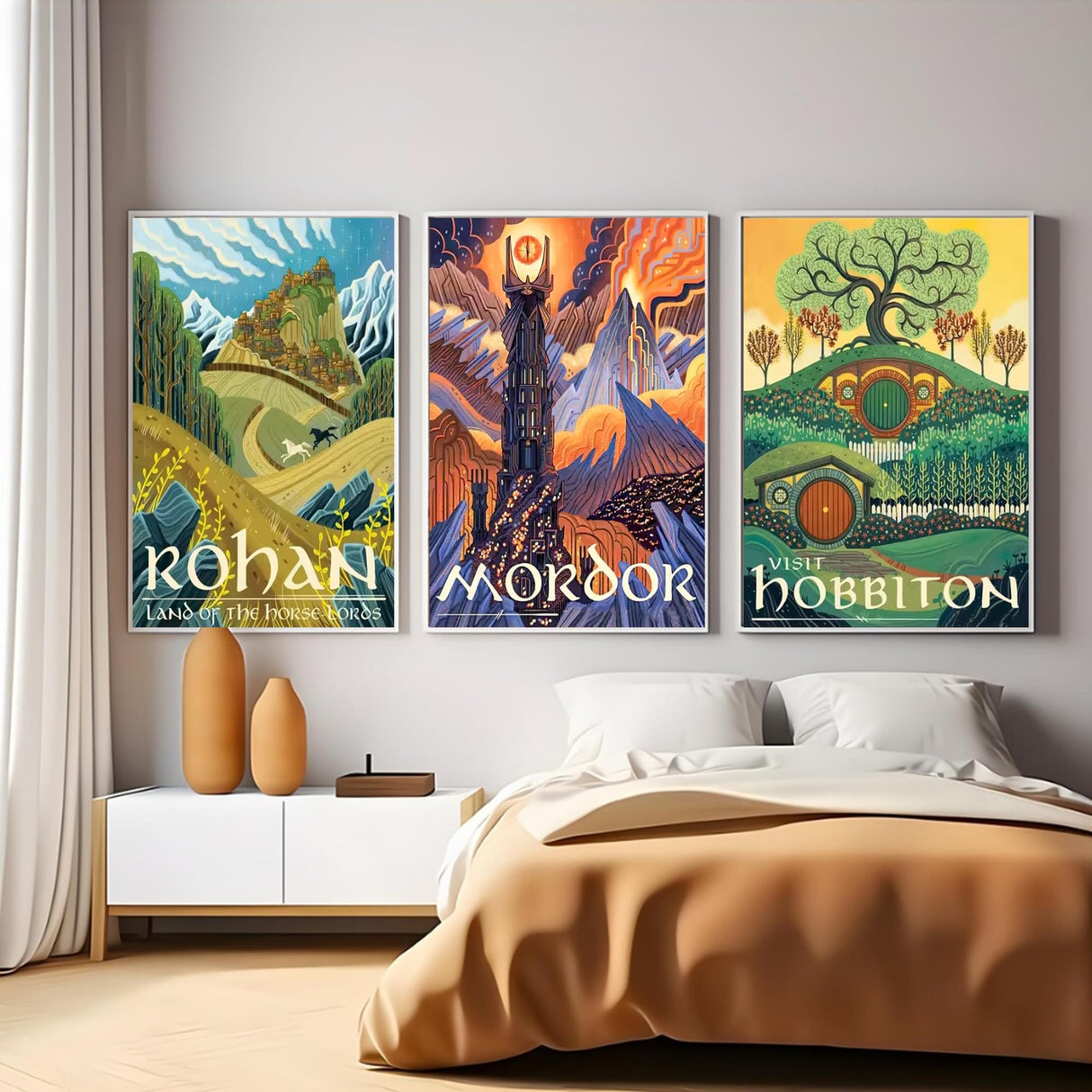 6Packs Ring Art Diamond Art Kits for Adults,Abstract Landscape Diamond Painting Kits,DIY 5D Fairy Dust Diamond Art Painting Kits,Magic Castle Gem Art Painting Kits for Home Wall Decor 12x16inch Yijingtop