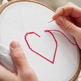 Caydo 10 x 10 Inch Aida Cloth, 8 Pieces 14 Count White Cross Stitch Cloth for Embroidery Projects and Handmade Needlework Caydo