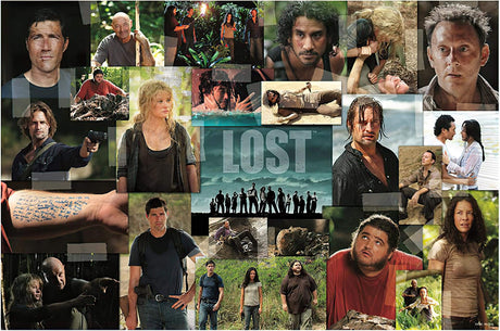 Lost TV Show Collage Puzzle for Adults and Kids | 1000 Piece Jigsaw Puzzle Toy | Challenging Interactive Brain Teaser for Family Game Night | 28 x 20 Inches Toynk