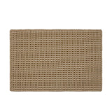 TYUU Waffle Bath Mat, Boho Bathroom Rugs Non Slip Washable Super Absorbent Quick Dry Farmhouse Bathroom Decor, 30"x20" Khaki TYUU