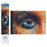DIAMOND DOTZ Love 2 See Rainbows Eye Diamond Painting Kits for Adults - Diamond Art Kits a Relaxing Creative Craft Kit with Dotz Gems 15.8"x23.6" DIAMOND DOTZ