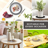 Round Placemats Set of 6, Cotton Rope Woven Table Mats, Hot Pads for Kitchen, Non Slip Heat Resistant Place Mats, 13 Inches Braided Placemat for Farmhouse Decor and Kitchen Table Decor (Brown) Jukercici