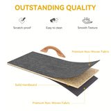 DWVO Dresser for Bedroom, Fabric Dresser with 8 Drawers, Tall Dresser, Double Dresser, Chest of Drawers for Closet, Living Room, Sturdy Steel Frame, Wooden Top, Easy Pull Handle DWVO