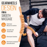 3-in-1 Wood Therapy Massage Tools for Lymphatic Drainage - Maderoterapia Kit Professional for Cellulite Reduction, Effective Body Shaping, and Muscle Pain Relief KNOTKARE