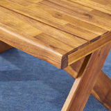 Christopher Knight Home Irene Outdoor Acacia Wood Coffee Table, Sandblast Teak Finish Christopher Knight Home