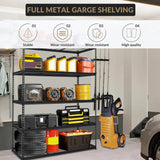 KOKEBREN Heavy Duty Storage Shelves 60x24x78 in, 2500Lbs Adjustable Metal Shelving for Garage Organization, Durable Garage Shelving Easy Assemble KOKEBREN