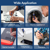 XOOL 200 in 1 Precision Screwdriver Kit, Electronics Repair Tool Magnetic Driver Kit with 164 Bits, Flexible Shaft, Extension Rod for Computer, iPhone, Laptop, PC, PS4, Xbox, Nintendo XOOL