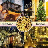 QUWIN Outdoor Christmas String Lights, 180Ft 500 LED UL Certified 11 Lighting Modes, Indoor & Outside Christmas Tree Lights for Christmas Tree, Patio, Holidays, Party ﻿ QUWIN