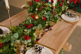 6.3FT Christmas 144 Branch Tips Cedar Garlands, Anna's Whimsy Seasonal Artificial Pine Cypress Greenery Garland, Christmas Decorations Holiday Indoor Outdoor Christmas Decor Winter Pine Garland Anna's Whimsy