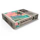 MyPuzzle Miami, FL: South Beach, Vintage Poster - Premium 100 Piece Jigsaw Puzzle for Adults MyPuzzle.com