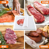 Sublimation White Butcher Paper Disposable Butcher Paper Sheets Square Meat Sheet Precut Butcher Paper No Wax Butcher Paper for Heat Press, Wrapping Meat, Art Project (50 Pieces, 12 x 12 Inches) Eersida