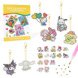 FFPTBNYX 27 Pcs Diamond Art Kits for Beginners, Cute DIY Diamond Arts Mosaic Kits & Stickers & Keychains.Arts and Crafts for Beginners, Gem Art As Ideal Gifts FFPTBNYX
