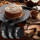 MASSUGAR Springform Cake Pan Set of 3 - Nonstick Leakproof Round Cheesecake Pan with Removable Bottom, Circle 3 Tiered 4" 7" 9 inch Spring form Pans for Baking with 50 Pcs Parchment Paper Liners MASSUGAR