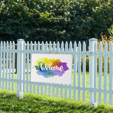 Hotop 3 Pieces Aluminum Weatherproof Metal Sign White Aluminum Sign Blank for Parking Space, Party, Graduation, Birthday, Anniversary, Garden, Art Project Hotop