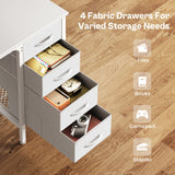 Huuger 47 Inch Computer Desk with 4 Drawers, Office Desk with Mesh Shelf, Gaming Desk, Large Storage, Writing Desk Work Desk for Home Office, Study, Bedroom, Work from Home, White Huuger