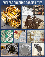 OMTech Pro 150W Hybrid Laser Machine, 34x54 Laser Cutter and Engraver Machine for Metal Acrylic Wood Cutting, Laser Engraver Machine with Autofocus and 4 Way Pass Through Doors, Windows Compatible OMTech