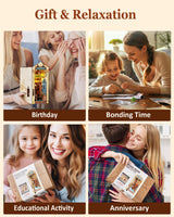 Rolife DIY Book Nook Kits for Adults 3D Wooden Puzzle-Bookshelf Insert Booknook-Miniature Kit-Gifts for Boys Girls (Romantic Venice) Rolife