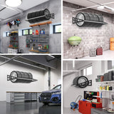 Foozet Tire Rack Wall Mount,Heavy Duty Adjustable 31"-56" Tire Storage Rack, Wheel Racks for Garage with Telescopic Rods, Hanging Garage. Foozet