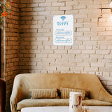 Ayifan 4-Pack White Blank Sign,Blank Metal Tin Sign,12" x 8" Rustic Style for Home Decor, Business Use, Indoor Outdoor Ayifan