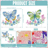 Janlaugh 3 Pcs Diamond Painting Butterfly Desktop Ornaments DIY Centerpieces for Tables 5d Double Sided Table Top Kits for Spring Summer Decor Janlaugh
