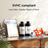 RESIONE Upgraded Water Washable 3D Printer Resin, Excellent Toughness High Precision Crack-Resistant Resin for 3D Printer,Low Deformation Resin, 1KG, Flame Orange RI RESIONE