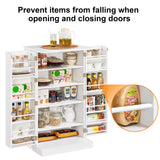 Yaheetech Kitchen Pantry Storage Cabinet, 41" Pantry Cabinets with Doors and 6 Adjustable Shelves, Freestanding Pantry Cupboard for Kitchen, Dining Room, Living Room, Small Place, White Yaheetech
