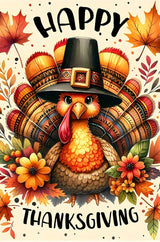 Happy Thanksgiving Diamond Painting Kits for Adult Beginners,DIY 5D Fall Turkey Diamond Art Kits, Full Drill Paint with Diamond Dot Gem Art Painting for Home Decor 12x16 inch Semneroy