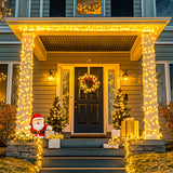 JMEXSUSS 1000 LED Christmas Lights Outdoor Indoor String Lights with 8 Modes Warm White Christmas Tree Lights with Remote Controller Plug in for Tree Room Yards Patio Christmas Decorations JMEXSUSS