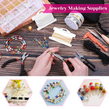 Shynek Jewelry Making Supplies Kits for Adults with Jewelry Making Tools, Earring Charms, Wires, Findings and Helping Hands for Jewelry Making and Repair shynek