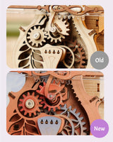 ROKR 3D Puzzles for Adults, Wooden Music Boxes-Cello, Model Kits for Adults, DIY Building Sets for Kids, Birthday Gifts Hobbies for Women Men ROKR