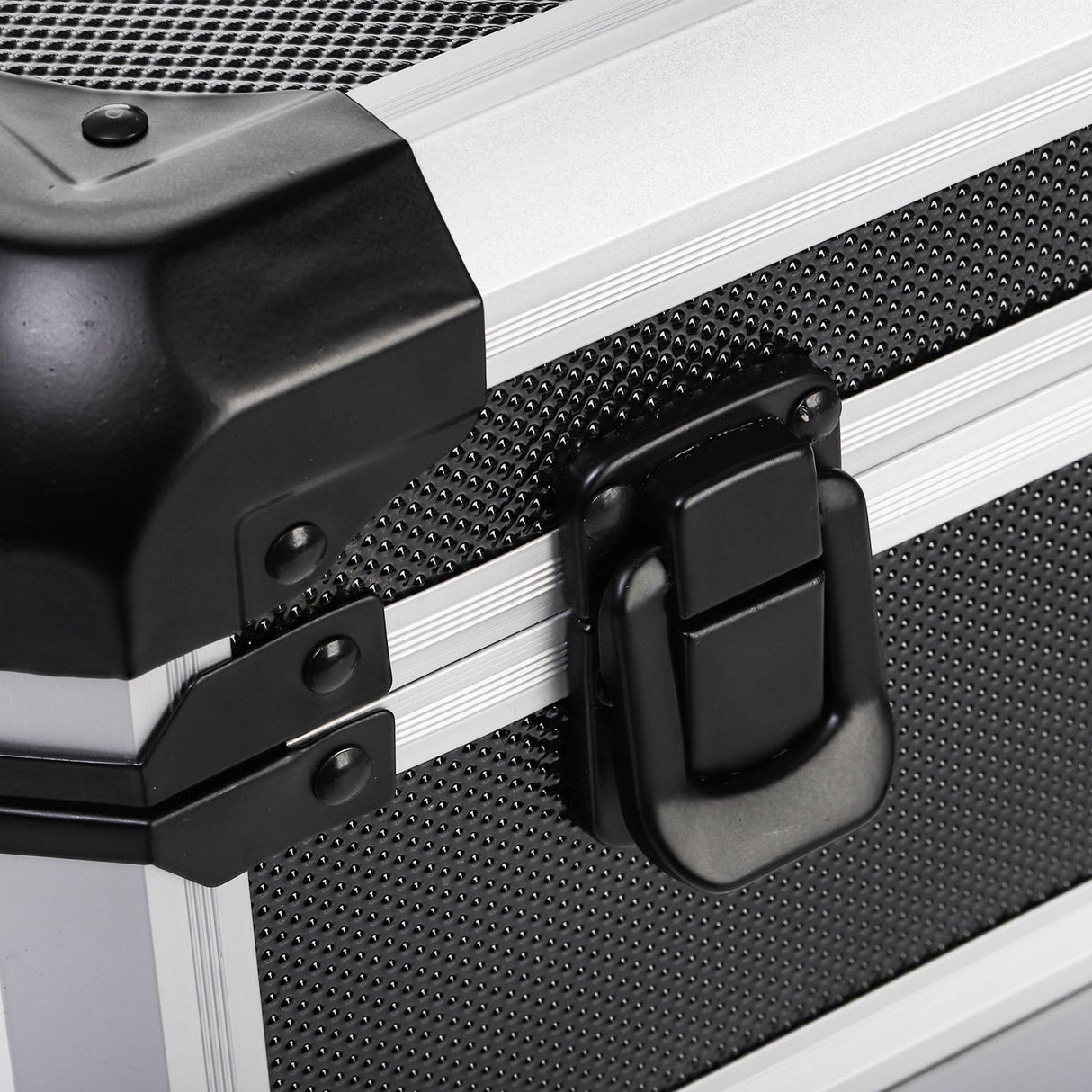 WRINGKIT Tool Box, Portable Tool Storage Box with Metal Lock, Aluminum Alloy Hard Craftsman Tool Organizer Case with Drawer for Office, Warehouse, Gym, School WRINGKIT