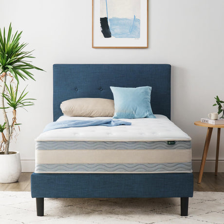 ZINUS 10 Inch Comfort Support Hybrid Mattress [New Version], Twin, Fiberglass Free, Medium Plush, Motion Isolation, Certified Safe Foams & Fabric, Mattress in A Box Zinus