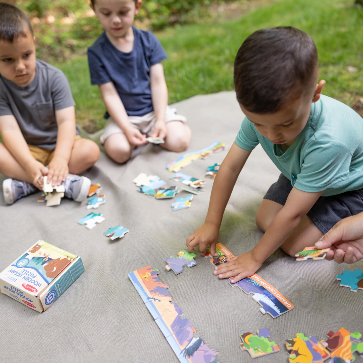 Melissa & Doug National Parks Yellowstone & Grand Canyon 24pc Jigsaw Puzzle Bundle for Boys and Girls Ages 3+