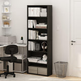 Furinno Jaya Simply Home Free Standing 6-Tier Open Storage Bookcase, Espresso Furinno