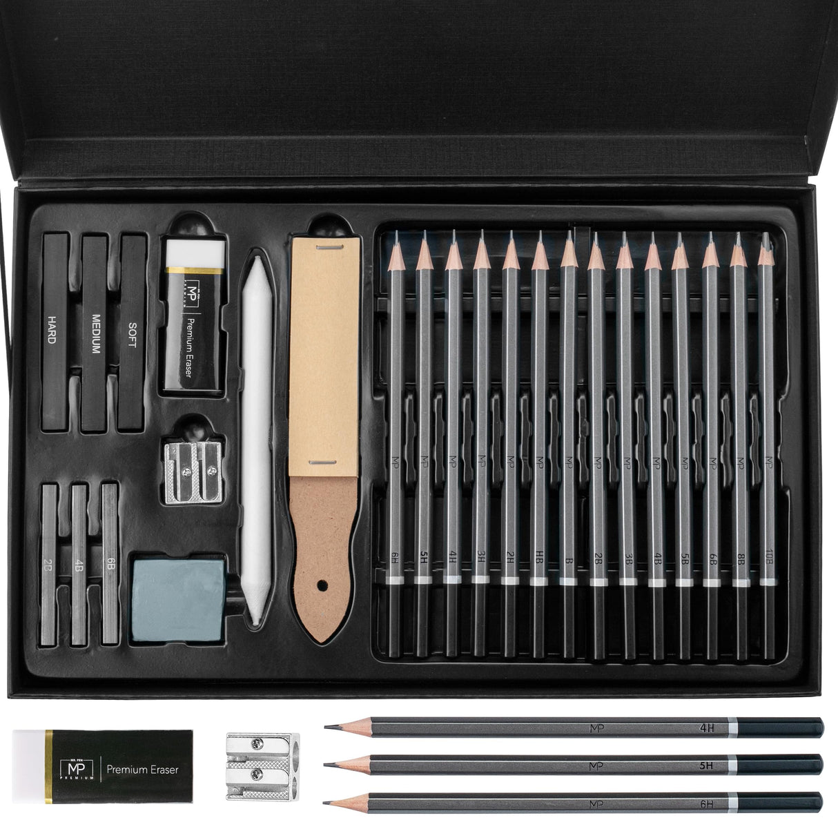 Mr. Pen- Sketching Pencils Set, 25 pcs, Art Set, Graphite Pencils for Sketching Mr. Pen