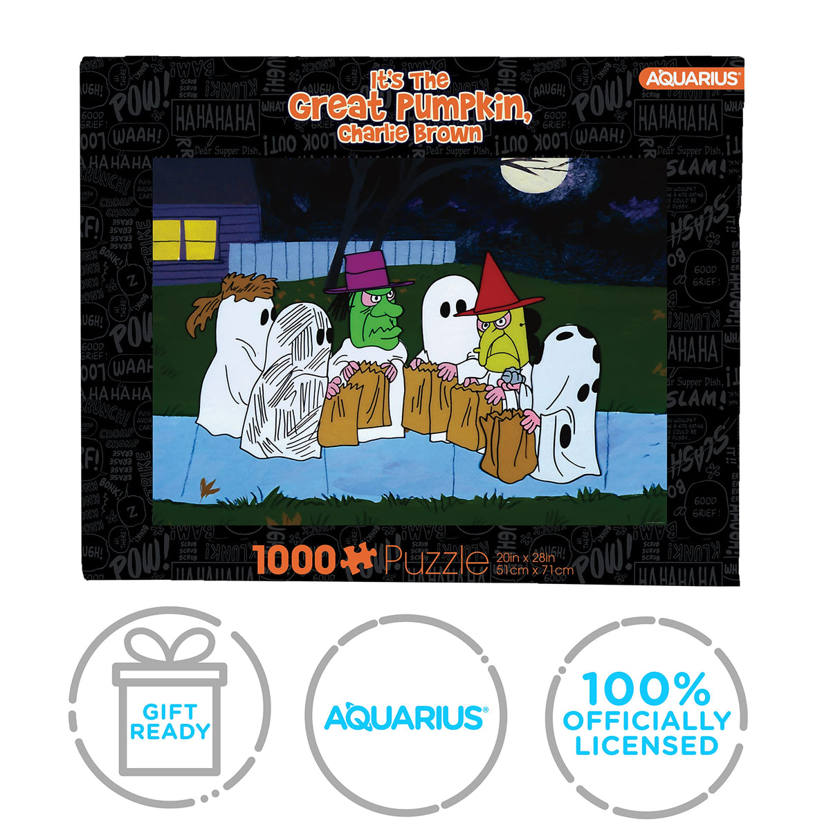 AQUARIUS - Peanuts Trick Or Treat 1000 Piece Jigsaw Puzzle AQUARIUS