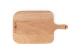 Woodla 13x7.5 Inch Thin Wood Cutting Board with Handle - Kitchen Serving & Charcuterie Board for Meat, Cheese, Fruits, Vegetables - Personal WOODLA