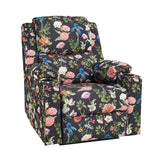 The support you need Lay Flat Dual Motor Power Lift Recliner Chair with Massage and Heat for Elderly, Floral Pattern Lift Chair with USB Ports, Cup Holders, Side Pockets, Black The support you need