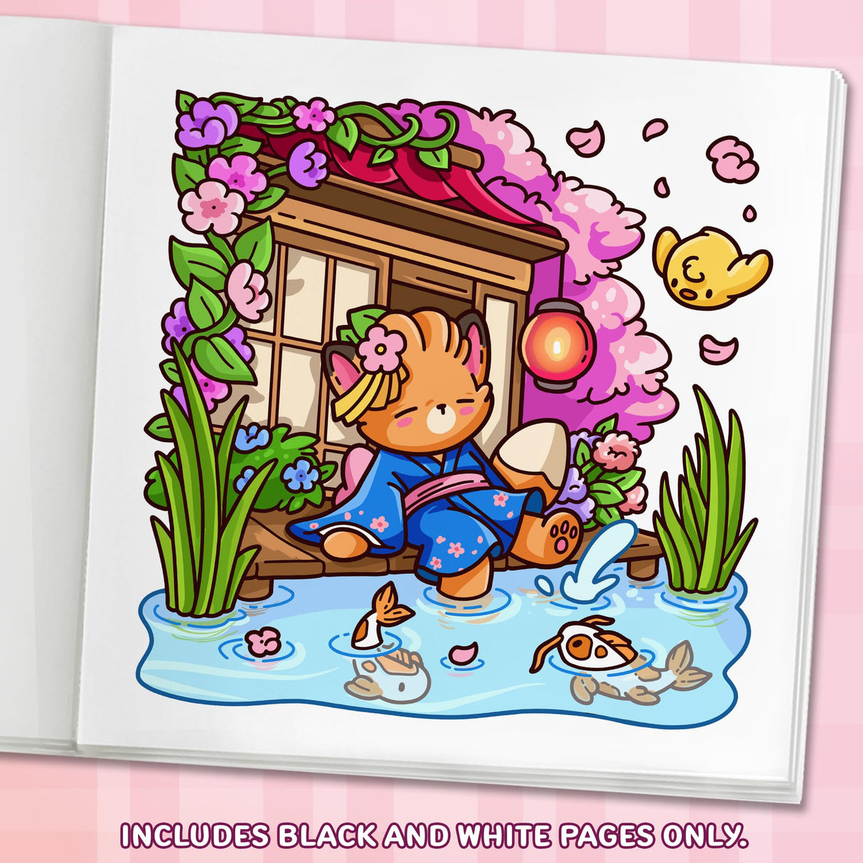 Cozy Japan: Cute Coloring Book for Adults and Teens with Charming Characters and Delightful Japanese Scenes for Relaxation (Cozy Coloring Books) WoodArtSupply