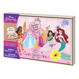 Disney Princess, 7 Wood Puzzles Jigsaw Bundle 12-Piece 16-Piece 24-Piece Ariel Tiana Rapunzel Pocahontas with Storage Tray, for Kids Ages 4 and up Spin Master Games