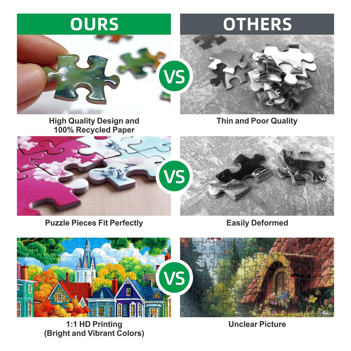 Puzzles for Adults 500 Pieces Cute Dogs Jigsaw Puzzles 500 Pieces Difficult Fun Puppy Autumn Picnic Unique Family Puzzle Challenging Games Gift for Teens Kids Adults (21"x15") MINIWAN