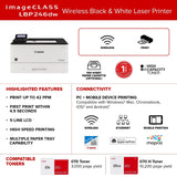 Canon imageCLASS LBP246dw Wireless, Mobile Ready, Duplex Laser Printer Canon