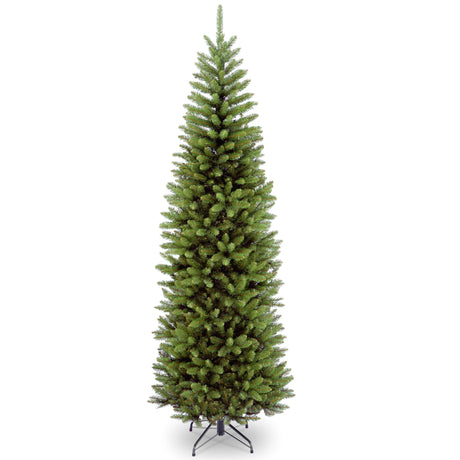 National Tree Company Artificial Slim Christmas Tree, Green, Kingswood Fir, Includes Stand, 7.5 Feet National Tree Company
