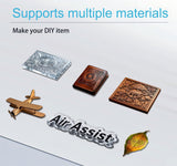 ANKZONE 40w Laser Engraver (8" X 12"),Cutting Wood,Acrylic,Decor& More. Desktop CO2 Laser Engraver & Cutter for Beginners with DIY Design,Air-Assisted, Honeycomb Panel ANKZONE