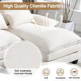 UPHYB 110.2" U Shaped Cloud Couch, Comfy Sectional Sofa Couches for Living Room, Modern Chenille 4 Seat Upholstery Couch with Double Chaise and Double Layer Cushions UPHYB