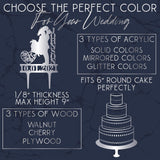 Wedding Cake Toppers, Personalized Mr & Mrs Heart, Customized Wedding Date & Last Name To Be Bride & Groom | Wood Cake Toppers, Wedding Party Cake Sugar Yeti